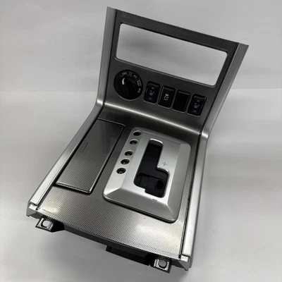 Nissan Pathfinder 2008-2012 consola central palanca de cambios bisel embellecedor fibra de carbono OEM Foto 1 de 4