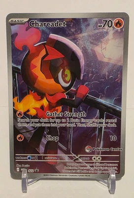 Pokemon TCG "Charcadet" Pokemon Center Exclusive Promo 22 Phantasmal Flames ETB. - Image 1 of 2