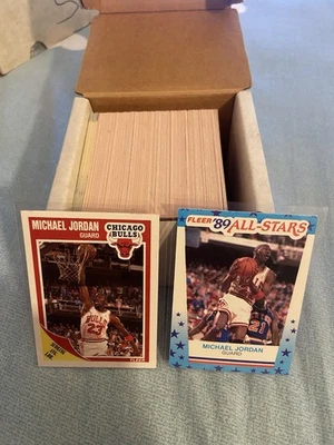 1989 Fleer Basketball 1-168 Complete Set with Stickers 1-11 Michael Jordan - Image 1 of 4