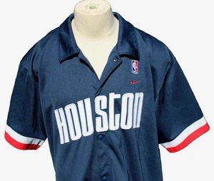 VINTAGE NBA Houston Rockets Trikot Shooting Shirt Warm Up Jacke Nike Team XXL - Bild 1 von 11