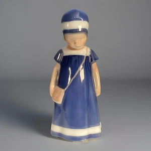 Vintage B&G Bing & Grondahl 1574 ELSE Mädchen im blauen Kleid Porzellan Figur - Bild 1 von 12