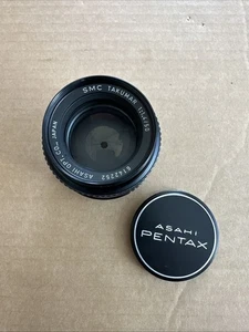 Vintage Asahi PENTAX SMC TAKUMAR 50mm f1.4 M42 - PULITO E TRASPARENTE - Made in Japan - Foto 1 di 8