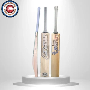 Bate de cricket MRF Genius Silver English Willow - SH - Imagen 1 de 6
