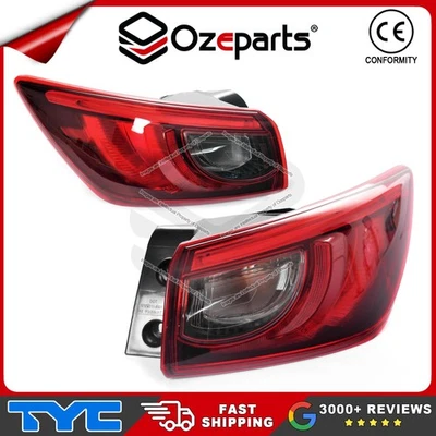 Set Pair LH+RH Tail Light Rear Lamp LED For Mazda CX-3 DK Series SUV 2015~2018 - Image 1 of 4