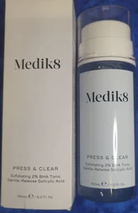 Medik8 Press & Clear Exfoliating 2% BHA Tonic Gentle-Release Salicylic Acid 5 oz - Picture 1 of 3