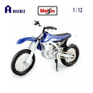 Maisto 1:12 Scale Yamaha YZ450F Diecast Model Motorcycle Blue - Picture 1 of 2