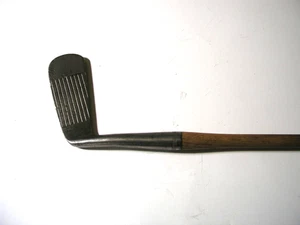 Antique 1920s Hickory Shaft Spaulding Bros. Forged Model Iron M-11 11 Golf Club - Picture 1 of 4