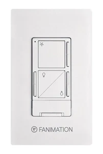 Fanimation WR502 3 Speed Fan and Up / Down Light Wall Control - - White - Picture 1 of 1