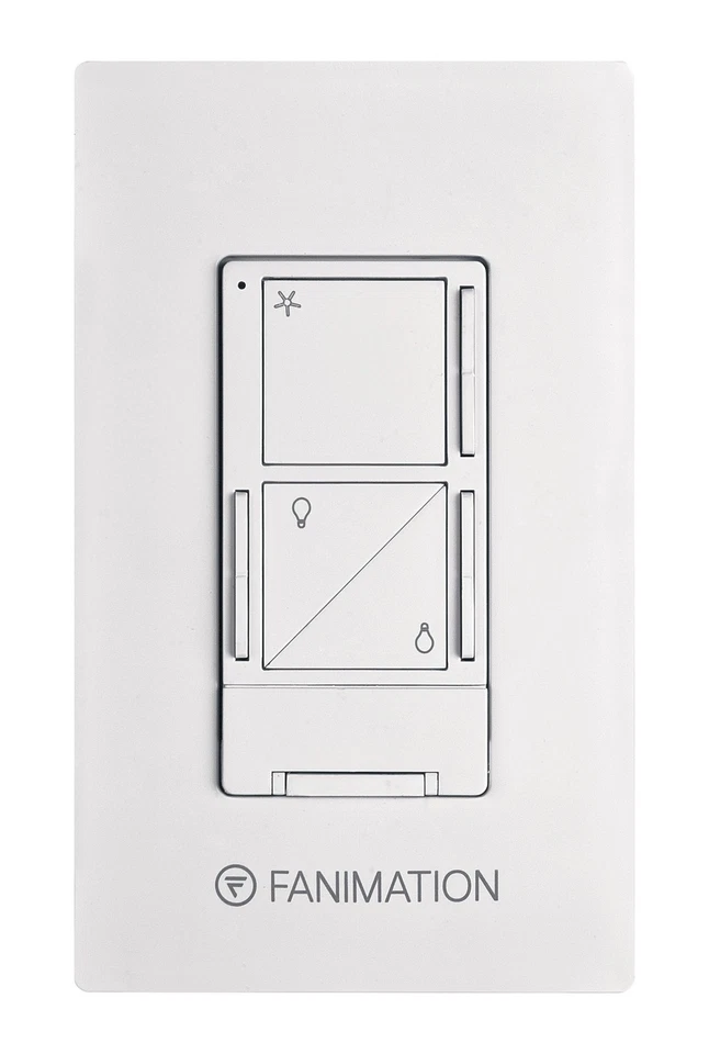 Fanimation WR502 3 Speed Fan and Up / Down Light Wall Control - - White - Image 1 of 1