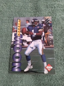 1995 Collectors Edge Football # 124 Minnesota Vikings QB Warren Moon Nr Mt - Picture 1 of 2