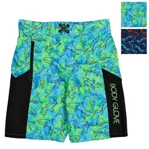 NWT Body Glove Big Boys Printed Built-in Mesh Briefs Swim Trunks   S-XL - Picture 1 of 7