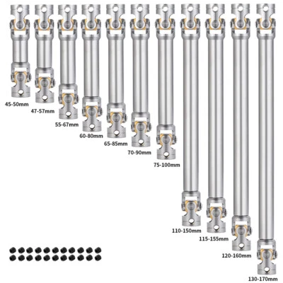 Multi Size CVD Drive Shaft For 1:14 TAMIYA RC Tractor Dumper Truck Model Upgrade - Image 1 of 4