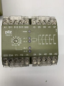 PILZ PNOZV 30S 24VDC 3S 1ö 1SZ SICHERHEITSRELAIS - Bild 1 von 8