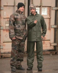 Traje de lluvia camuflaje CCE, ¡chaqueta + pantalón! Protección contra la humedad, camping, exterior, militar -NUEVO- - Imagen 1 de 1
