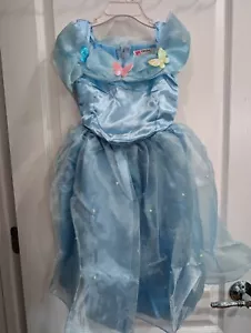 Costume Cinderella Baby Girls 3-4 Years Blue Dress Princess - Picture 1 of 6