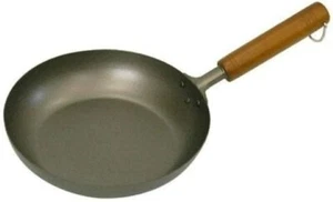 Hasemoto Frying Pan Pure Titanium Wooden Handle 22cm AHLJ822 F/S Made in Japan - Picture 1 of 1