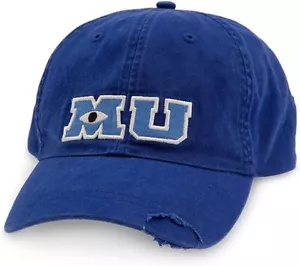 Disney Parks Monsters Inc Universität MU Eye Distressed Baseballmütze Erwachsene - NEU - Bild 1 von 1