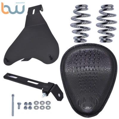 For Yamaha V Star 1300 1100 950 650 250 Motorcycle Bobber Solo Seat Spring Black - Image 1 of 4