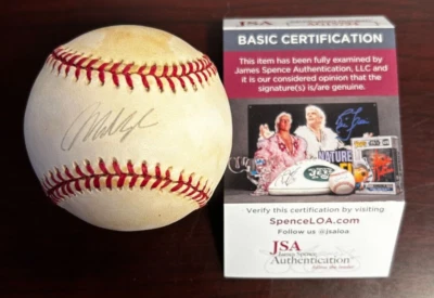 Mo Vaughn JSA Authenticated Autographed Ball CM 337 - Image 1 of 4