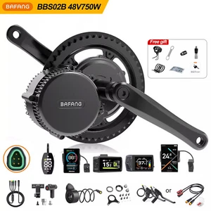 48V750W BAFANG Elektrofahrrad BBS02B Mid Drive Motor eBike Mittelmotor Umbausatz - Bild 1 von 16