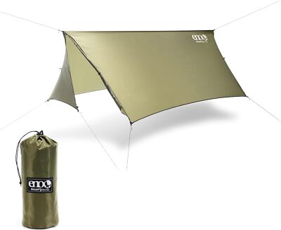 Dream House Cotton Canvas Pyramid Tent – 3-Person Camping Teepee With Steel Poles, Water-Resistant