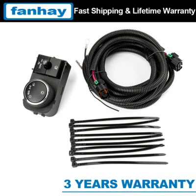 Fog Light Wiring Harness & Switch For 07-13 GMC Sierra For 07-14 Chevy Silverado - Image 1 of 4