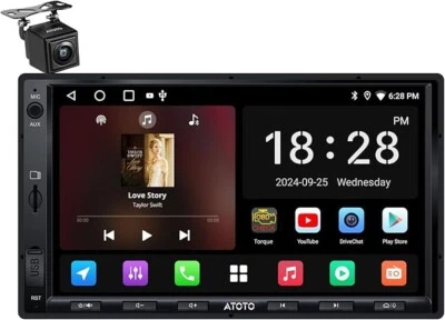 ATOTO A5L 7 pollici 2Din Android Autoradio ChatGPT AI con Telecamera posteriore - Immagine 1 di 4