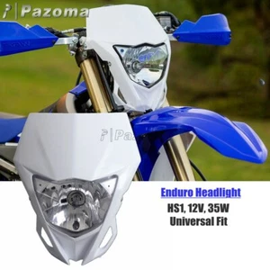 Faro cruzado de enduro para Yamaha WR250F WR250X WR450F YZ426 Dirt Pit Bike blanco - Imagen 1 de 12