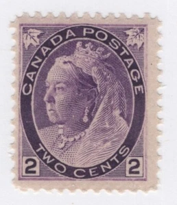 1898 Canada #76i 2c Violet, Die I - Queen Victoria Numeral Issue MNH F/VF - Picture 1 of 3