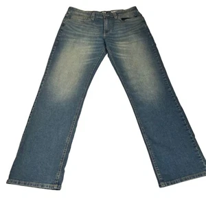 Buffalo David Bitton Men's 32x32 Jeans Relaxed Straight Leg Driven Wash Denim - Imagen 1 de 8