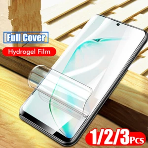 Hydrożelowa folia Ochrona ekranu do Samsung Galaxy S25 + S24 S23 S22 A54 Full Cove - Zdjęcie 1 z 12