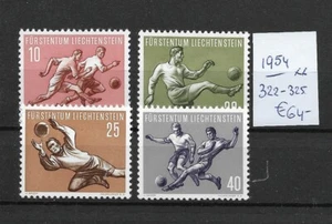 LIECHTENSTEIN @ 1954 Michel 322-325 MNH @ Lie.62 - Foto 1 di 1