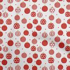 Oneoone Cotton Flex Brown Fabric Christmas Quilting Supplies Print-7Dt