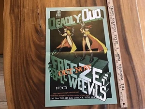 Original Album Rock Band Promo Poster - The Freeze / The Bollweevils: Deadly Duo - Imagen 1 de 4
