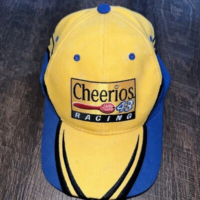 Gorra de carreras NASCAR Cheerios 43 Petty Enterprise Bobby Labonte piloto de coche de carreras Foto 1 de 3