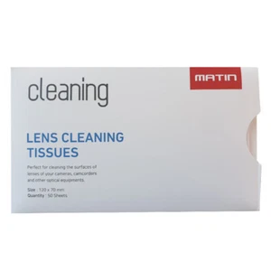 Matin 50 Sheets LENS CLEANING TISSUE Paper for Telescopes Microscopes Binoculars - Picture 1 of 3