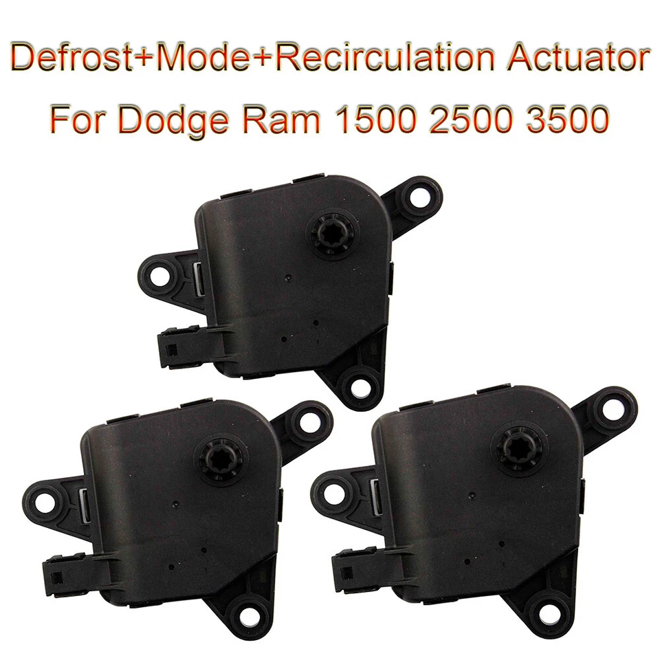 3 привода двери обогревателя ОВК для 2003 2004 2005 06-2008 Dodge Ram 1500 2500 3500 - Изображение 1 из 4