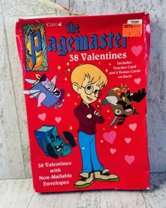 Vintage Valentines Cards The Pagemaster 38 count Cleo 1994 90’s - Picture 1 of 7