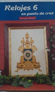 OOP Spainish cross stitch magazine. Relojes No 6 - Picture 1 of 1