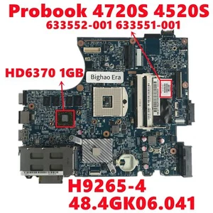 633552-001 633551-001 For HP Probook 4720S 4520S Laptop Motherboard H9265-4 - Bild 1 von 4