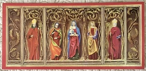 Unbenutzte Weihnachtskarte katholisch Jesus Maria Vintage 70er Jahre Norkreuz - Bild 1 von 3