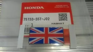 HONDA GENUINE OEM CIVIC EP3 Rear UNION JACK FLAG Emblem Badge 75733-S5T-J02 - Picture 1 of 5