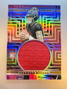 Desmond Ridder 2022 Panini Illusions Rookie Instant Impact Patch Atl Falcons Rc - Picture 1 of 2
