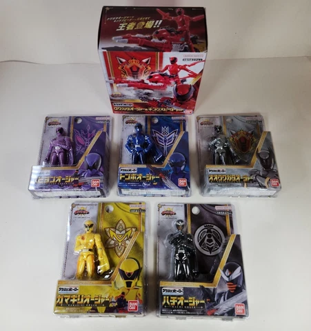 Bandai Ohsama Sentai King-Ohger 6 Ranger Action Figures Set Ohkuwagata Papillon Cover