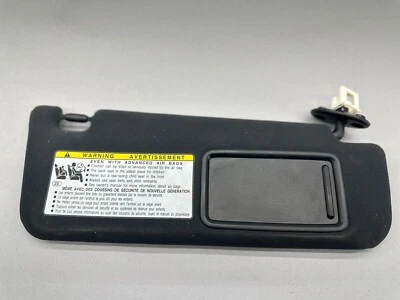 2014 LEXUS GS350 RIGHT PASSENGER SIDE SUN VISOR SHADE BLACK Foto 1 de 4