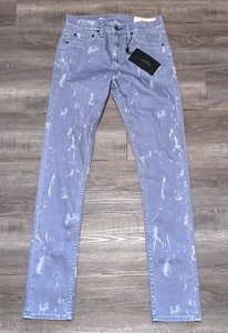 NUEVO Pantalones de mezclilla Rag & Bone para hombre talla 31x32 calce 1 ajustados aeroelásticos azules franceses - Imagen 1 de 11