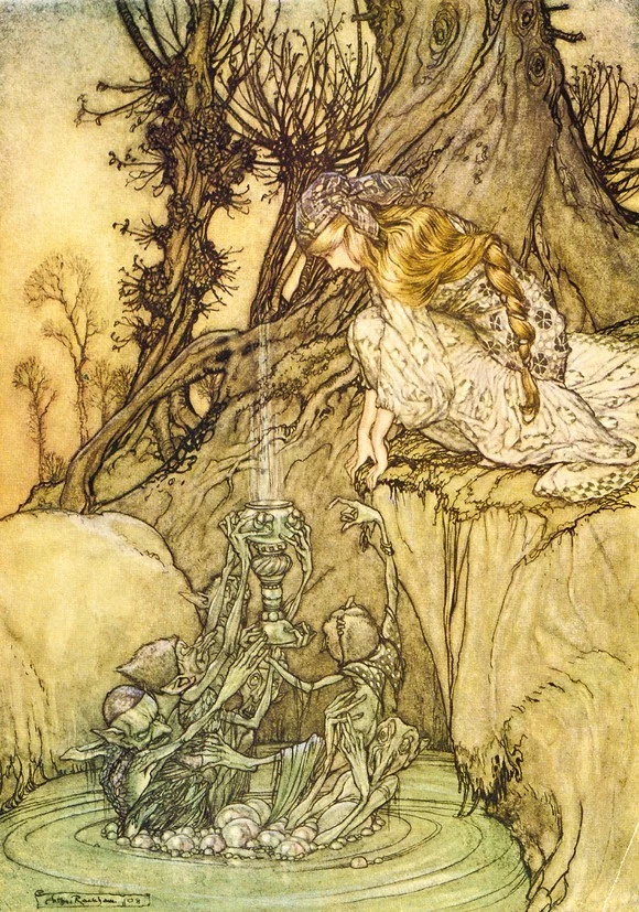 The Magic Cup Arthur Rackham 1913 Art Print A4 A3 A2 A1 - Image 1 of 1