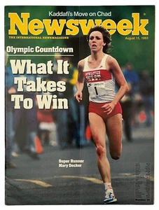 Super runner Mary Decker on cover NEWSWEEK International Magazine Aug 15 1983 - Picture 1 of 2