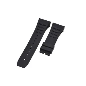Correa de reloj de goma negra de 27 mm para Richard Mille RM011, RM030, RM010, RM055, RM53 - Imagen 1 de 6