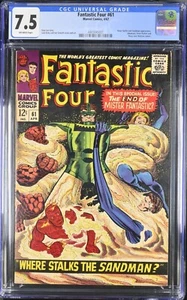 Fantastic Four #61, CGC 7.5, copertina Kirby & Stone - Foto 1 di 2